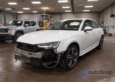 2017 Audi A4 2.0T Premium z USA, uszkodzony, nr VIN WAUENAF41HN037254